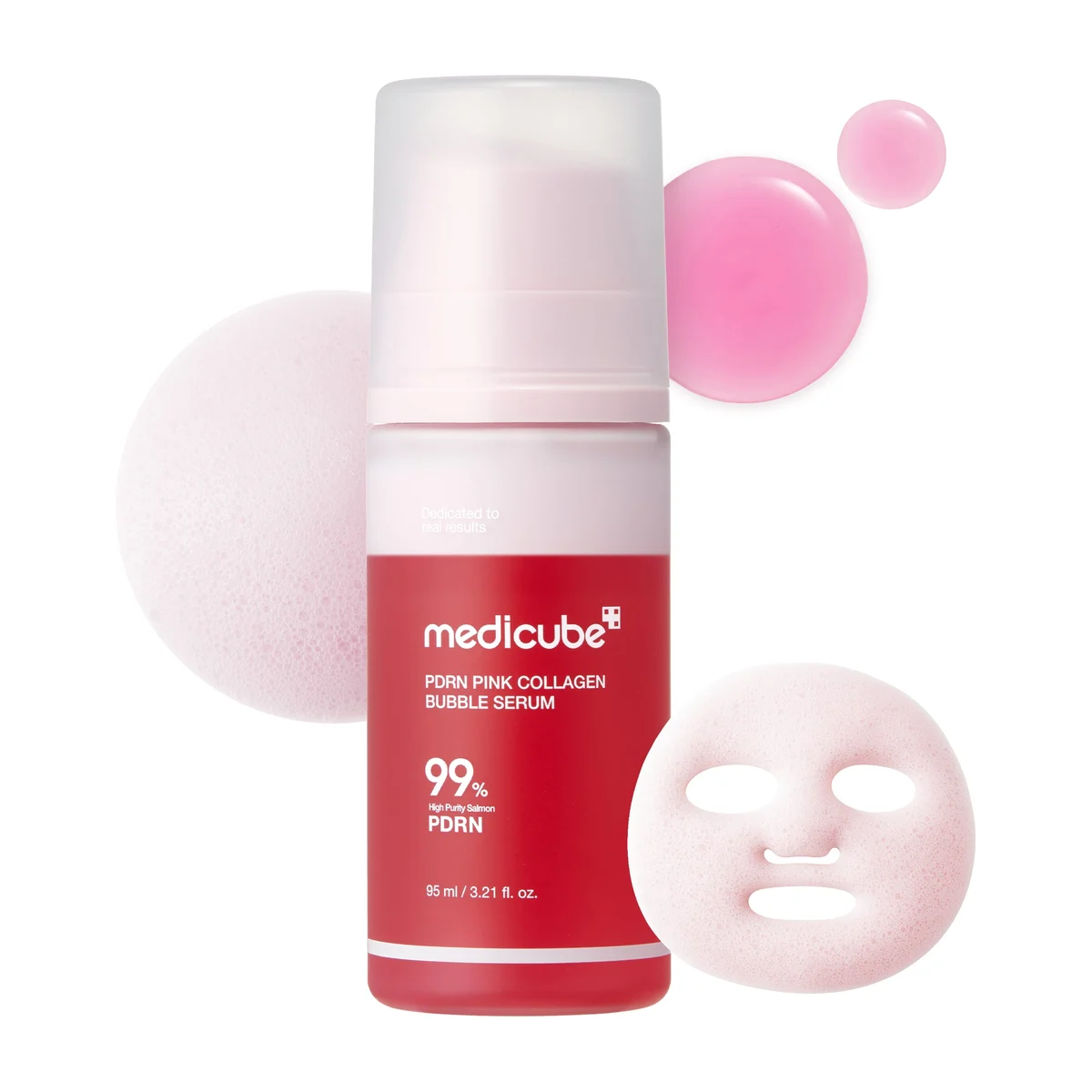 Medicube PDRN Pink Collagen Bubble Serum 95ml